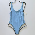 Vitamin A Swimwear Leah One Piece - Cielo Rib | Front view