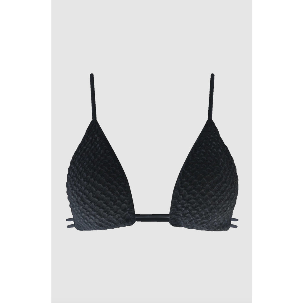 Acacia Swimwear Gigi Bikini Top - Licorice | Alternate view