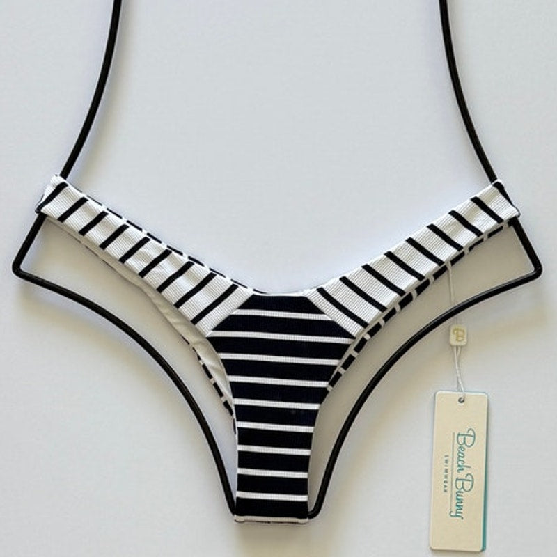 Beach Bunny Swimwear Chrissy Micro Tango Bikini Bottom | Front view