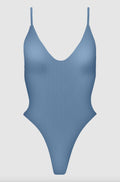 Acacia Swimwear Tavira Ribbed One Piece - Skipper | Front view