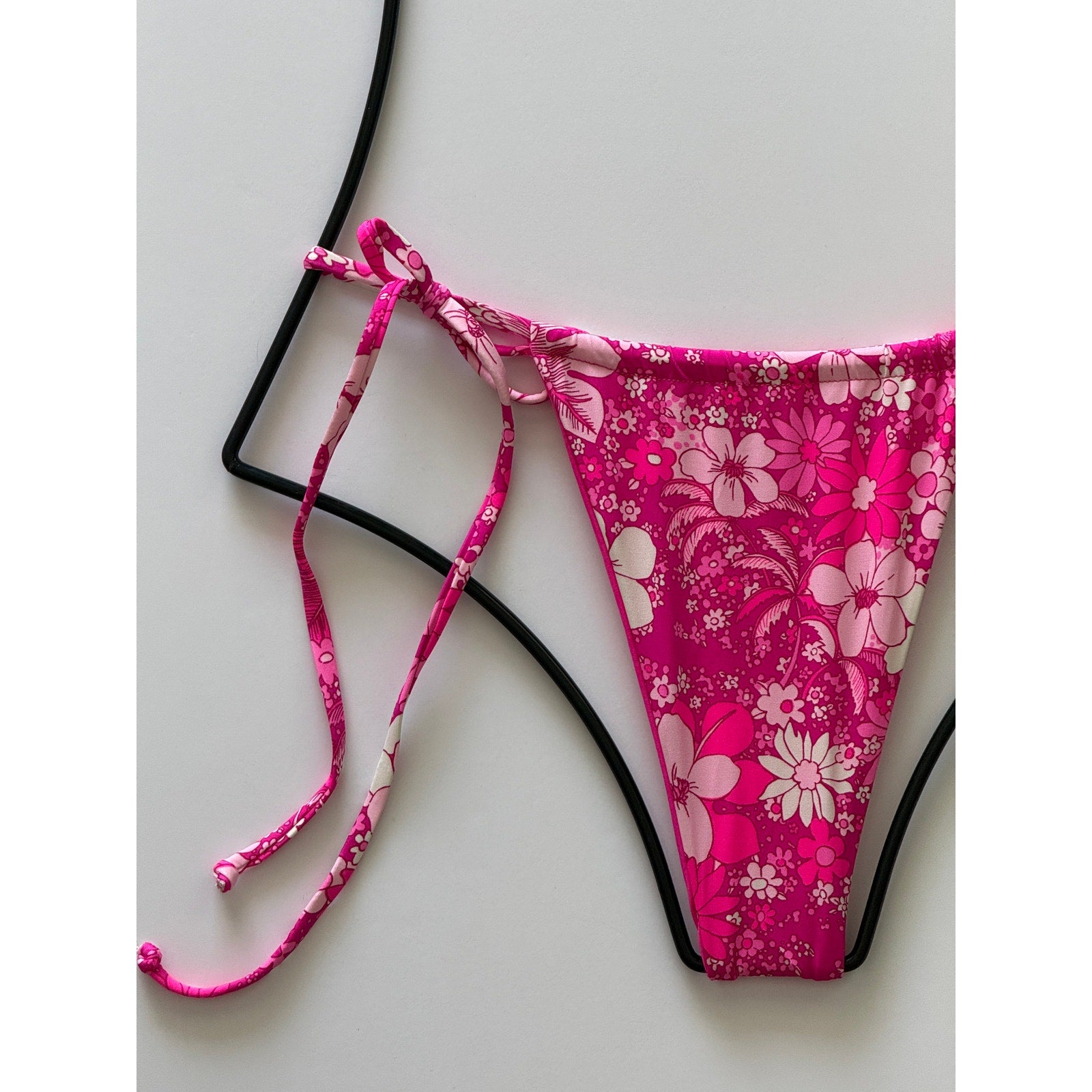 Frankies Bikinis Tavi Tie Side Skimpy Bikini Bottom - Mowie Wowie | Back view