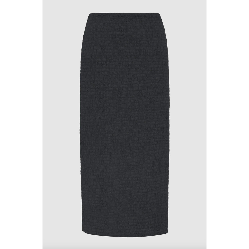 Acacia Swimwear Ravie Skirt - Licorice | Front view