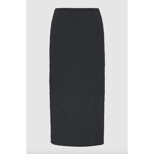 Acacia Swimwear Ravie Skirt - Licorice | Front view