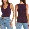 Michael Stars Maya V Neck Tank Top | Front view