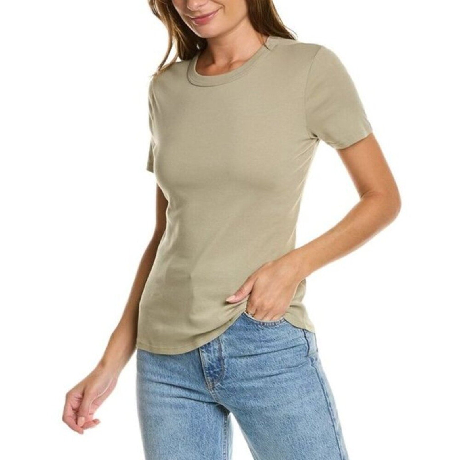 Michael Stars Mady Supima Tee Shirt | Front view