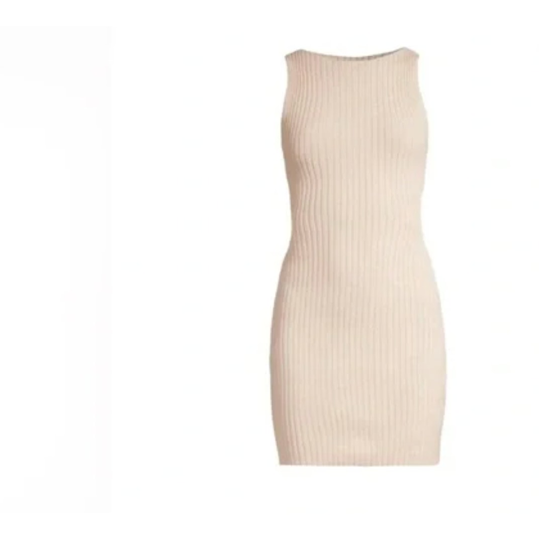 Amanda Uprichard Bec + Bridge Alexis Knit Mini Dress - Cream | Alternate view