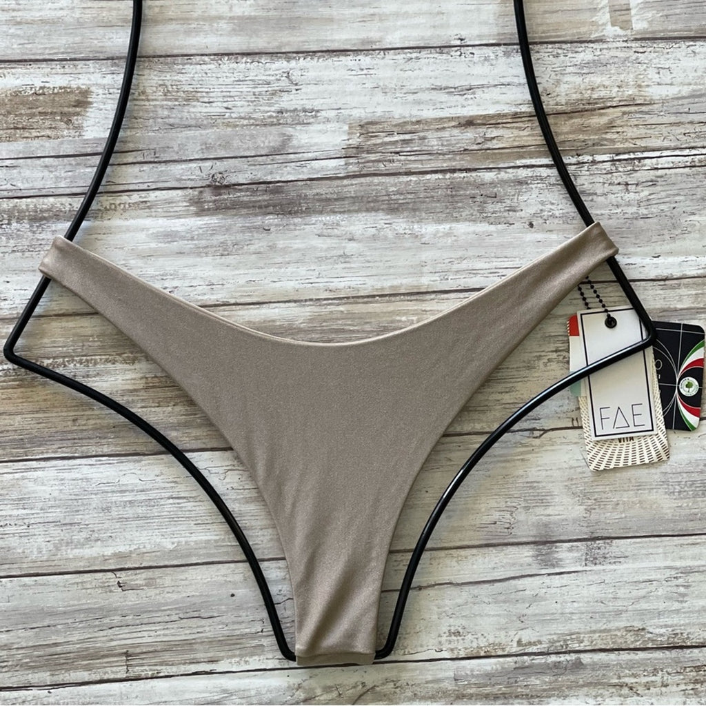 FAE Swim Zenith Bikini Bottom - Toffee | Front view