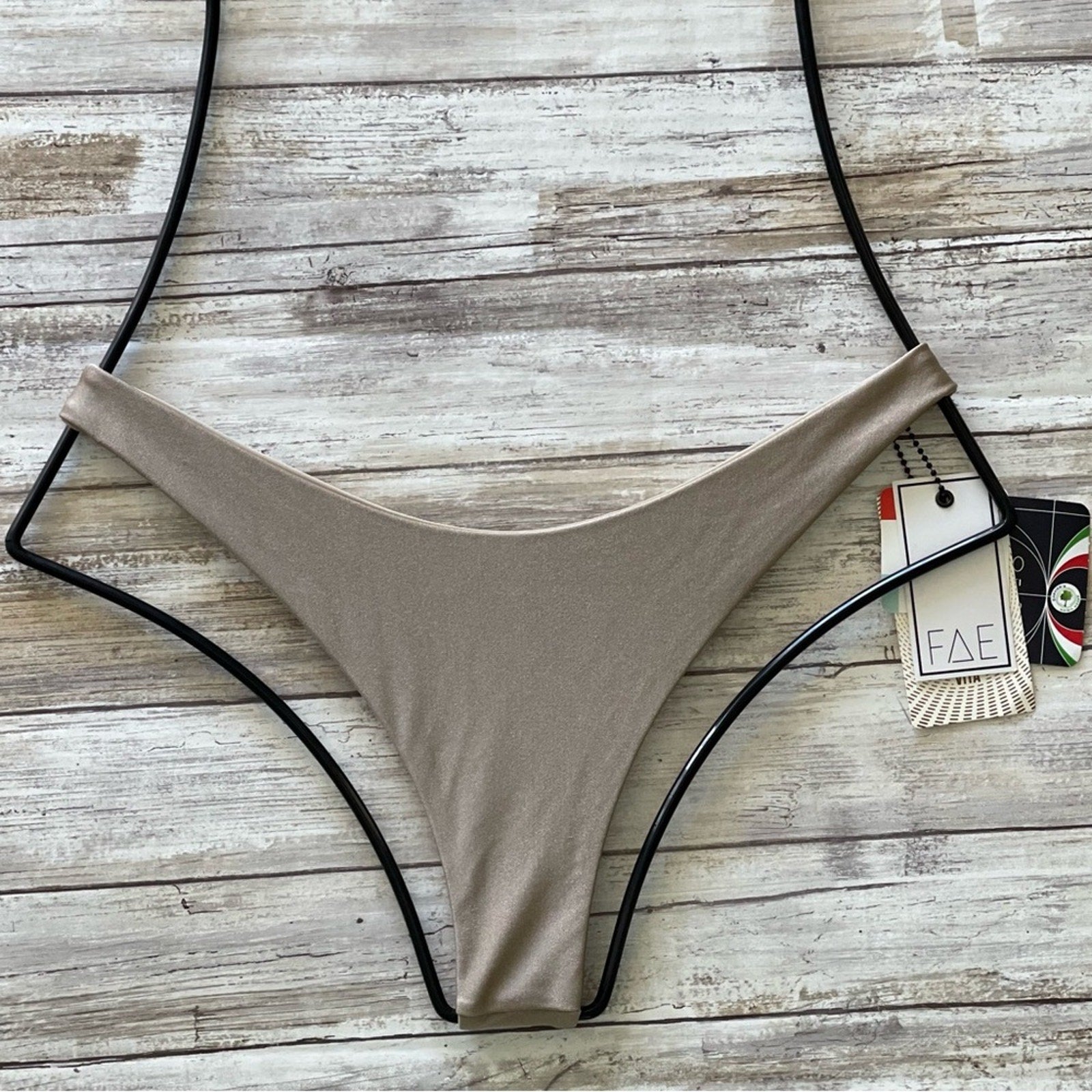 FAE Swim Zenith Bikini Bottom - Toffee | Front view