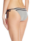 Sofia by ViX Bikini Bottom - Sofia by ViX Solid Cutted Tie Side Full Bikini Bottom in Mescla