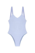 Vitamin A One Piece - Vitamin A Swimwear x Fred Segal 'Louise' One Piece in Sky Blue BioRib