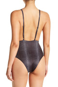 Tavik One Piece - Tavik Swimwear 'Drew' One Piece in Black Percy Dot