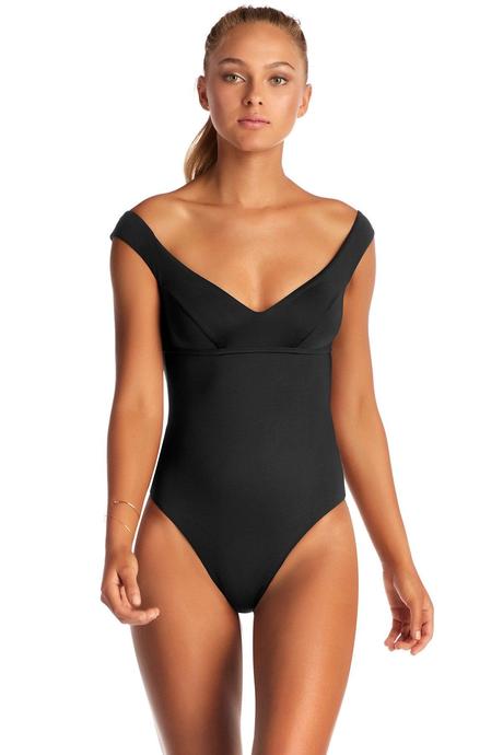 Vitamin A One Piece - Vitamin A Swimwear 'Capri' One Piece in Ecolux Black
