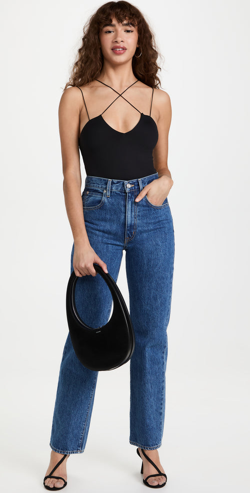 Alix NYC Bodysuit/Teddy - Alix NYC 'Medina' Thong Bodysuit in Black