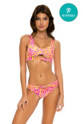 Luli Fama Bikini Top - Luli Fama 'Wild Sweetheart' Bikini Top in Multi