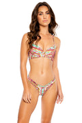 Luli Fama Bikini Top - Luli Fama 'Miami Bound' Underwire Top in Multicolor