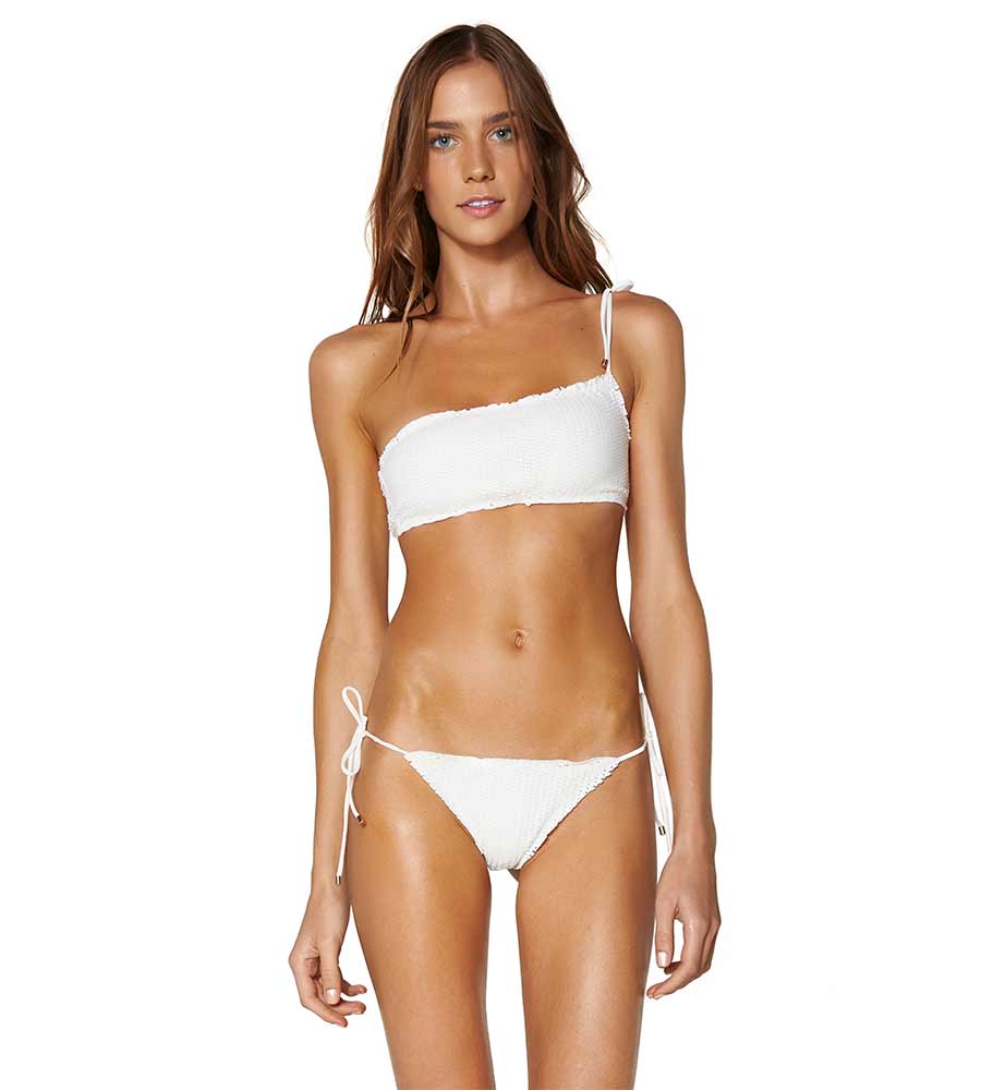 ViX Bikini Top - ViX Swimwear Scales Bikini Top in Off White