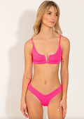 OneOne Swimwear Bikini Top - OneOne Swimwear 'Jenna' Bikini Top in Knockout Pink