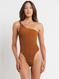 Bound by Bond-Eye Australia One Piece - BOUND by Bond-Eye 'The Oscar' Twisted Strap One Piece in Cedar