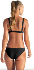 Vitamin A Bikini Bottom - Vitamin A Swimwear 'Luciana' Bikini Bottom in Black Ecorib