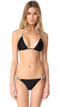 ViX Bikini Bottom - ViX Swimwear Knot Full Bikini Bottom in Black