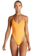 Vitamin A One Piece - Vitamin A Swimwear 'Yasmeen' One Piece in Sunflower EcoRib