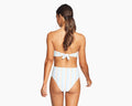 Vitamin A Bikini Bottom - Vitamin A Swimwear 'Barcelona' Full Bikini Bottom in Palm Springs Stripe