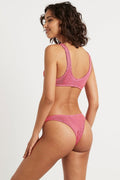 Bound by Bond-Eye Australia Bikini Bottom - BOUND by Bond-Eye 'The Sinner' Bikini Bottom in Hot Pink Lurex