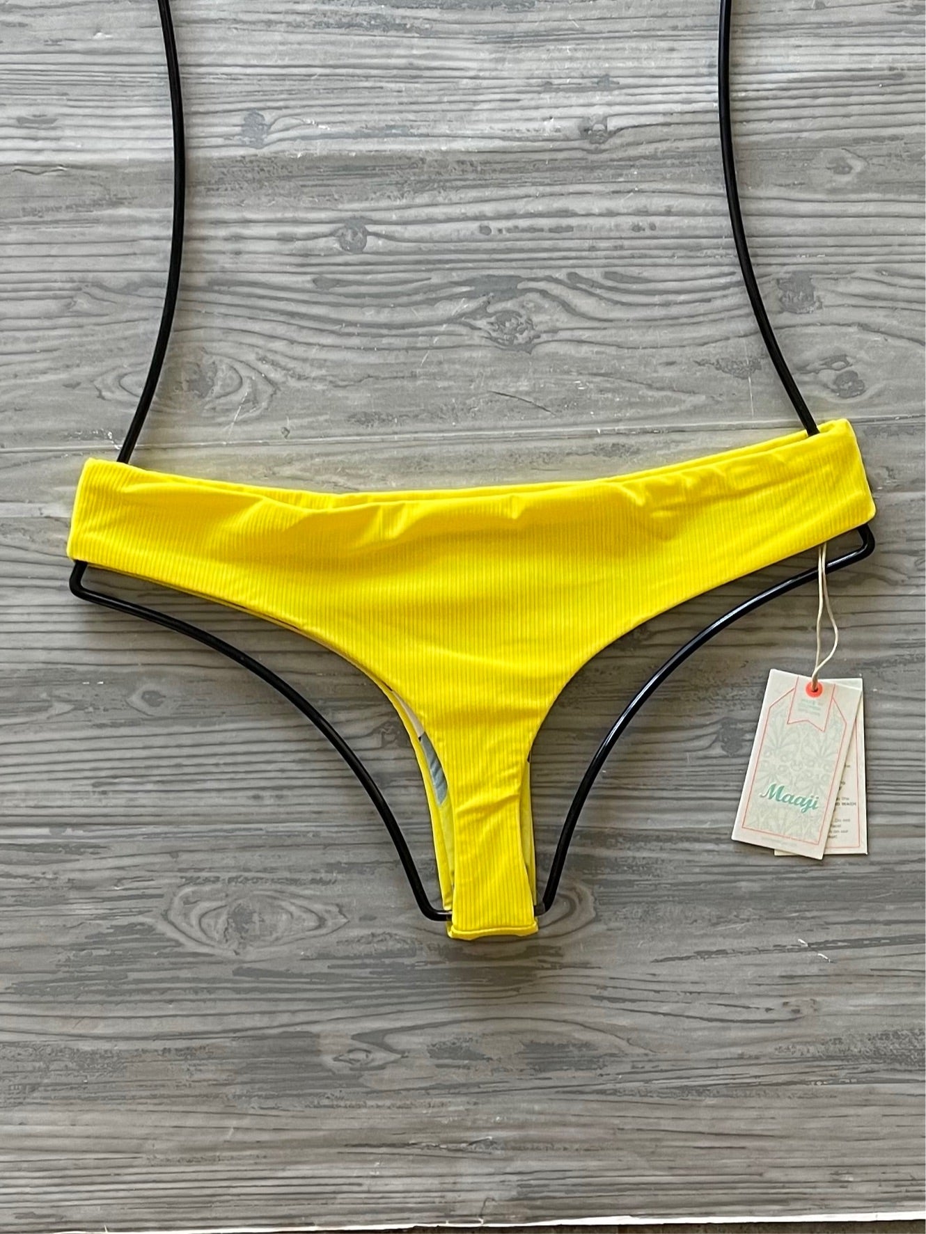 Maaji Bikini Bottom - Maaji Swimwear Submarine Yellow Sublime Chi Chi Bikini Bottom