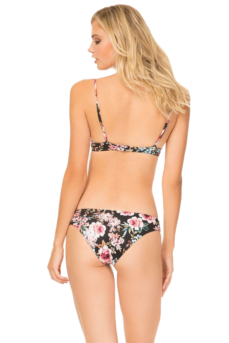 Tori Praver Swimwear Bikini Bottom - Tori Praver Swimwear 'Caila' Bikini Bottom in Black Caymen