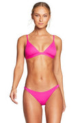 Vitamin A Bikini Top - Vitamin A Swimwear 'Moss' Bikini Top in Magenta Ecolux