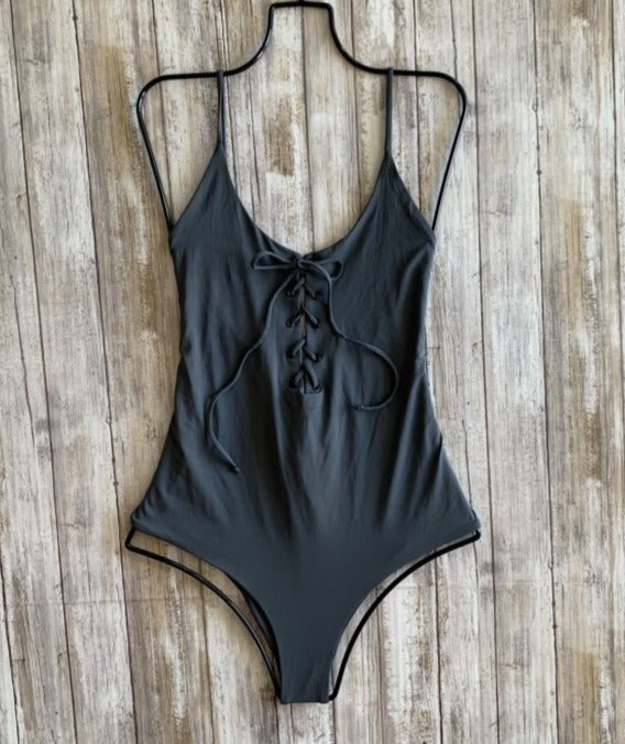 Tavik One Piece - Tavik Swimwear 'Monahan' One Piece in Turbulence Grey