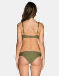 Tavik Bikini Bottom - Tavik Swimwear 'Ali' Bikini Bottom in Ribbed Olive
